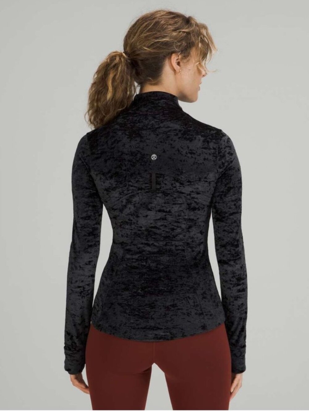 NWT Lululemon Define Jacket *Velour Black Zip Pockets Thumbholes Size 4/Small - Picture 11 of 15